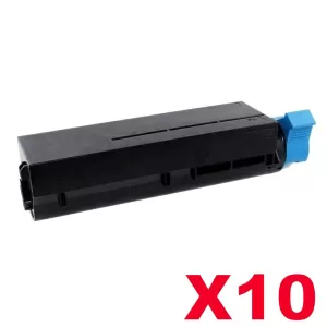 10 x OKI B411/431/MB471/479 Compatible Black Toner Cart (44574703) - 4,000 pages