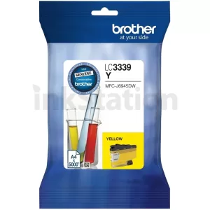 Genuine Brother LC-3339XLY High Yield Yellow Ink Cartridge - 5,000 pages