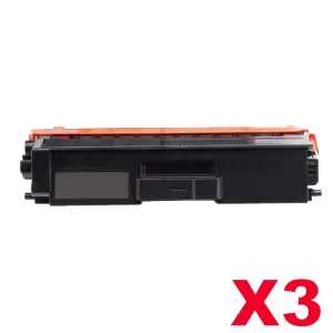 3 x Compatible Brother TN-446BK Black Toner Cartridge - 6,500 pages