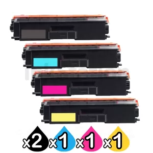 5-Pack Compatible Brother TN-443 Toner Combo [2BK,1C,1M,1Y]