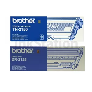1 x Genuine Brother TN-2150 Toner Cartridge + 1 x Genuine Brother DR-2125 Drum Unit Combo