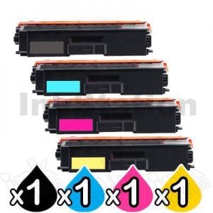 4-Pack Compatible Brother TN-446 Toner Combo [1BK,1C,1M,1Y]