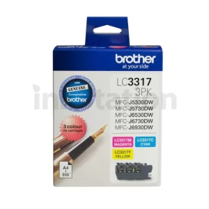 Genuine Brother LC-33173PK Colour Pack [C+M+Y] - 550 Pages each