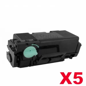 5 x Compatible Samsung SLM4580 (MLT-D303E) Black Toner Cartridge SV025A - 40,000 pages