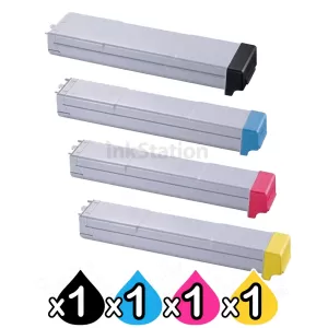 4 Pack Compatible Samsung CLX-8380 Toner Cartridges [1BK,1C,1M,1Y]