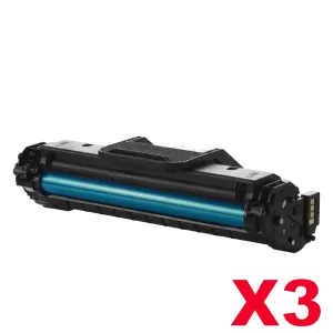 3 x Samsung SCX4655 (MLT-D117S 117) Compatible Black Toner SU853A - 2,500 pages
