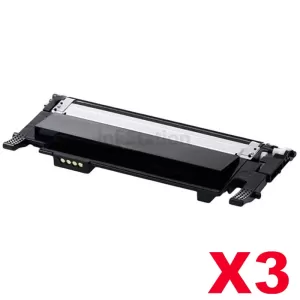3 x Compatible Samsung SLC430, SLC480FW [CLT-K404S K404] Black Toner SU113A - 1,500 pages