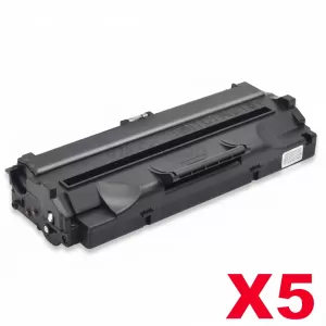 5 x Compatible Samsung SF-5100D3 Black Toner Cartridge - 3,000pages