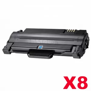 8 x Compatible Samsung ML-1915/2520/2525/2540/2540/2545/2580N/SCX-4623F (MLT-D105L 105L) Black Toner Cartridge SU768A - 2,500 pages