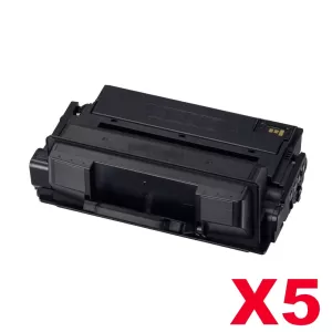 5 x Compatible Samsung MLT-D201L Black Toner Cartridge SU871A - 20,000 pages