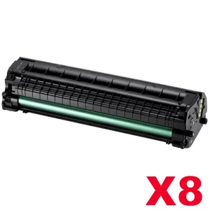 8 x Compatible Samsung ML1660 ML1665 ML1860 ML1865W Toner Cartridge SU748A - 1,500 pages (MLT-D104S 104)