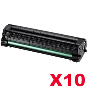 10 x Compatible Samsung ML1660 ML1665 ML1860 ML1865W Toner Cartridge SU748A - 1,500 pages (MLT-D104S 104)