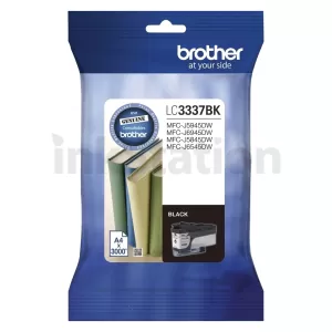 Genuine Brother LC-3337BK High Yield Black Ink Cartridge - 3,000 pages