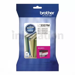 Genuine Brother LC-3337M High Yield Magenta Ink Cartridge - 1,500 pages
