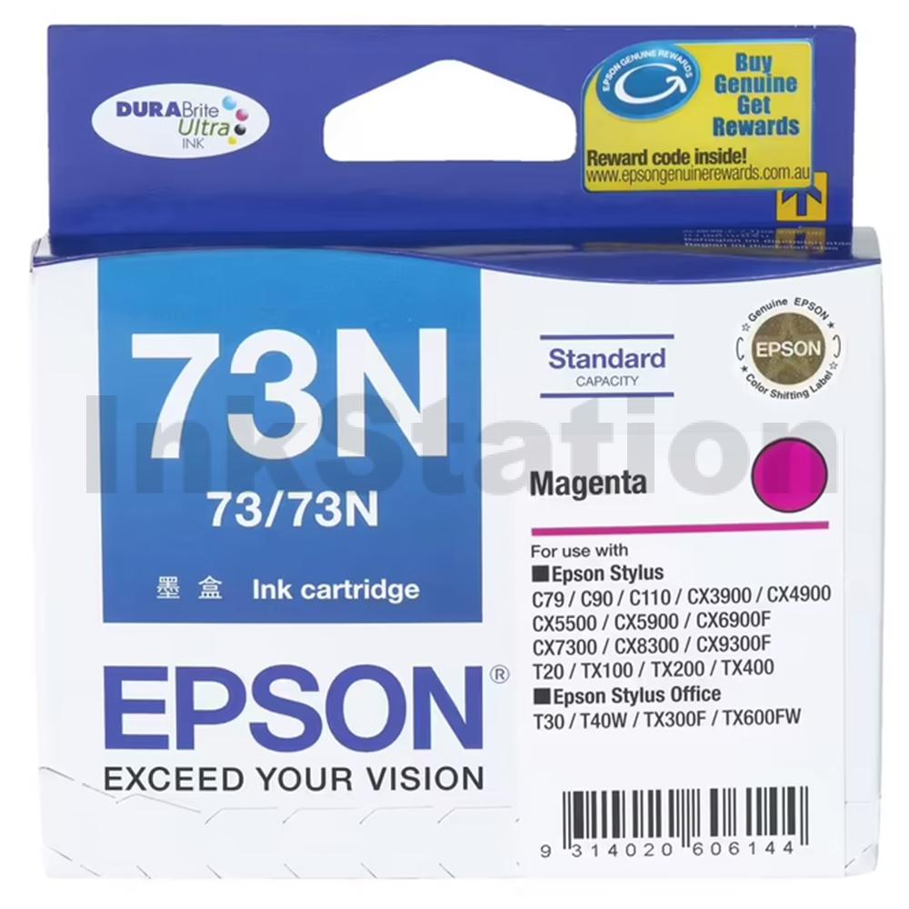 Epson 10 Pack Compatible 73N Series Ink Combo [T0731- T0734] [4BK,2C,2M ...