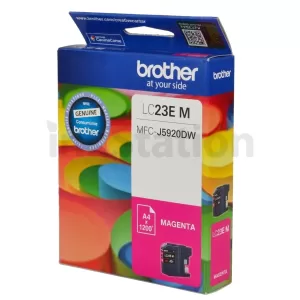Genuine Brother LC-23EM Magenta Ink Cartridge - 1,200 pages