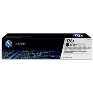 1 x HP CE310A (126A) Genuine Black Toner Cartridge  - 1,200 Pages