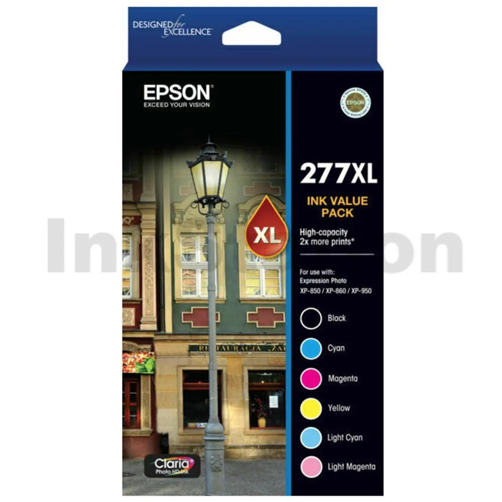 Epson 277XL (C13T278892) Genuine High Yield Inkjet Value Pack [1BK,1C ...