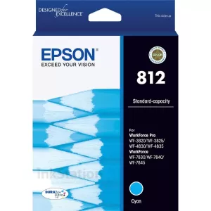 Epson 812 (C13T05D292) Genuine Cyan Ink Cartridge