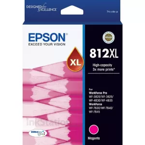 Epson 812XL (C13T05E392) Genuine Magenta High Yield Ink Cartridge