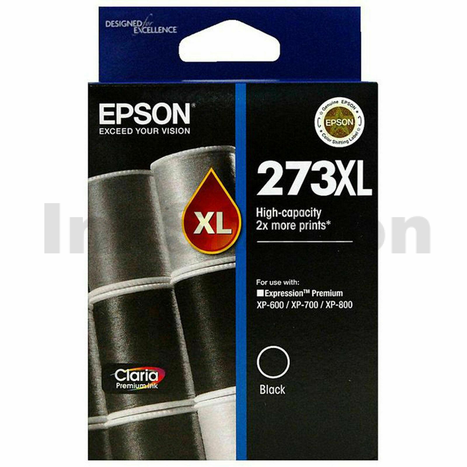 Epson 273XL Genuine Black High Yield Ink Cartridge [C13T274192] - 500 ...