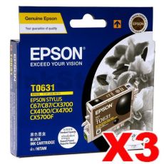 Epson Genuine T0631 Black Ink Cartridge - 250 pages - Ink Cartridges - Ink  Station