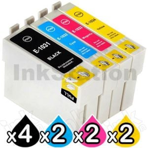 Epson 5-Pack 103 T1031-T1034 Compatible High Yield Ink Cartridges  [2BK,1C,1M,1Y] - Ink Cartridges - Ink Station