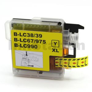 Compatible Brother LC-39Y Yellow Ink Cartridge (High-Capacity) - 260 pages