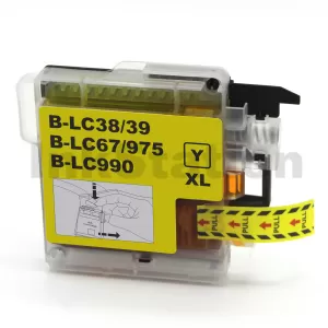 Compatible Brother LC-39Y Yellow Ink Cartridge (High-Capacity) - 260 pages