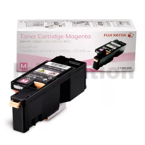 Genuine Fuji Xerox DocuPrint CP105 CP205 CM205 CM215 CP215 Magenta Toner Cartridge (CT201593) - 1,400 pages