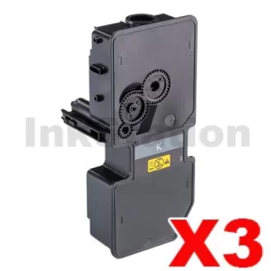 3 x Non-Genuine alternative for TK-5234K Black Toner Cartridge suitable for Kyocera Ecosys M5521, P5021 - 2,600 pages