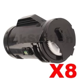 8 x Compatible Fuji Xerox DocuPrint M355df, P355d Black High Yield Toner - 10,000 pages (CT201938)