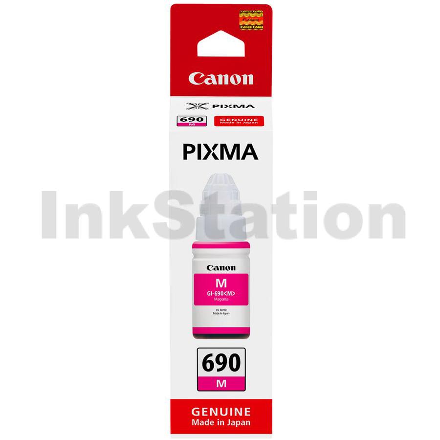 Canon Genuine GI690M Magenta Ink Bottle Ink Cartridges InkStation
