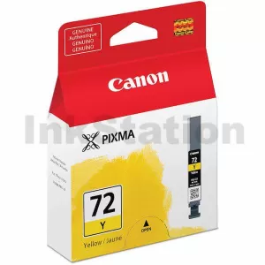 Genuine Canon PGI-72Y Yellow Ink Cartridge