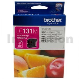 Genuine Brother LC-131M Magenta Ink Cartridge - 300 Pages