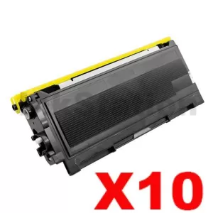 10 x Compatible Brother TN-2025 Black Toner Cartridge- 2,500 pages