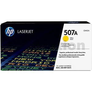 HP CE402A (507A) Genuine Yellow Toner Cartridge - 6,000 Pages
