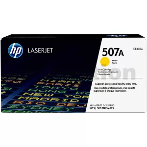 HP CE402A (507A) Genuine Yellow Toner Cartridge - 6,000 Pages