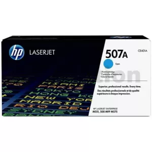 HP CE401A (507A) Genuine Cyan Toner Cartridge - 6,000 Pages