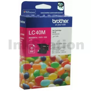 Genuine Brother LC-40M Magenta Ink Cartridge - 300 pages
