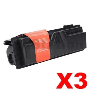 3 x Non-Genuine alternative for TK-1144 Black Toner Cartridge suitable for Kyocera FS-1035, FS-1035MFP, FS-1135, FS-1135MFP, M-2535DN - 7,200 pages