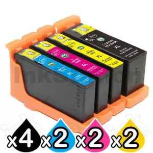 10 Pack Lexmark No.100XL Compatible Ink Cartridges [4BK,2C,2M,2Y]