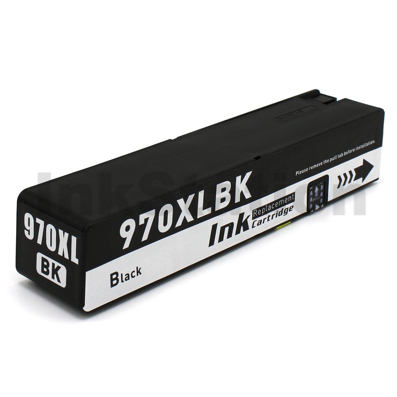 HP 970XL Compatible Black High Yield Inkjet Cartridge CN625AA - 9,200 ...