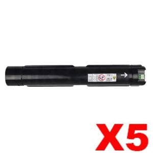 5 x Fuji Xerox DocuCentre SC2020 Compatible Black Toner Cartridge - 9,000 pages (CT202246)