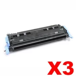 3 x Canon LBP5000 LBP5100 (CART-307BK) Compatible Black Toner Cartridge - 2,500 Pages