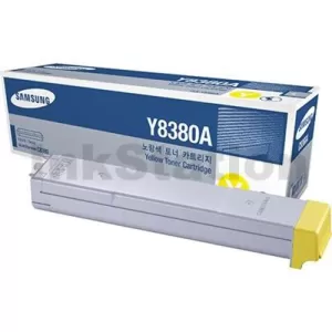 Genuine Samsung CLX-Y8380A Yellow Toner Cartridge - 15,000 pages @ 5%