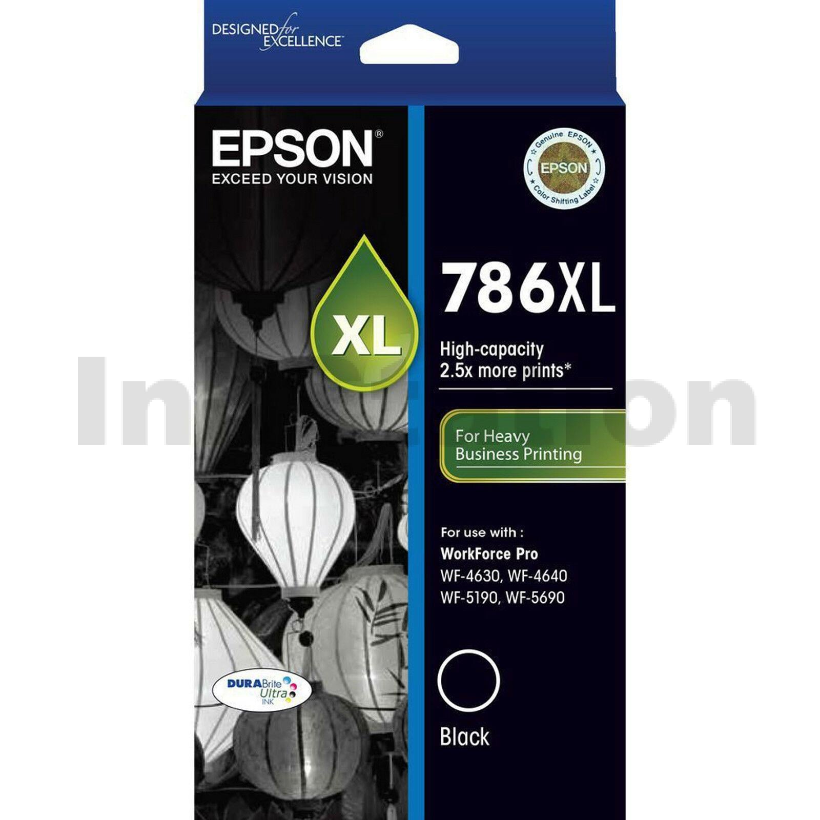 Epson 786XL Genuine Black Ink Cartridge 