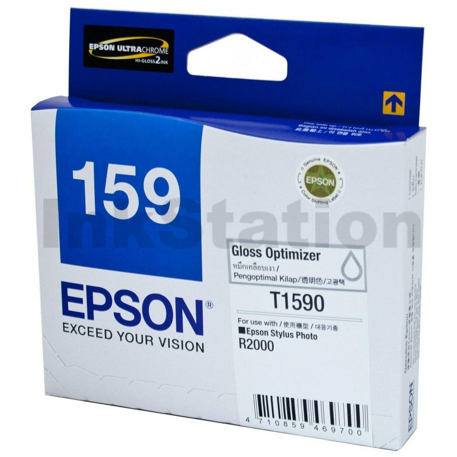 Epson 159 T1590 Gloss Optimiser Genuine Ink Cartridge C13t159090 Ink Cartridges Inkstation 6787