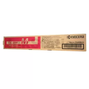 1 x Genuine Kyocera TK-899M Magenta Toner Cartridge FS-C8020MFP, FS-C8025MFP, FS-C8520MFP, FS-C8525MFP - 6,000 pages