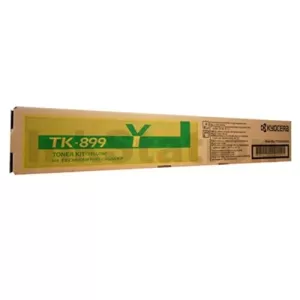 1 x Genuine Kyocera TK-899Y Yellow Toner Cartridge FS-C8020MFP, FS-C8025MFP, FS-C8520MFP, FS-C8525MFP - 6,000 pages